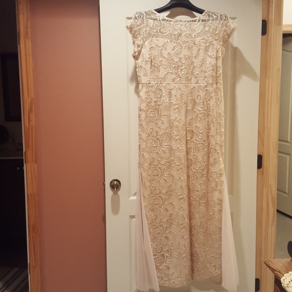 Gold dress